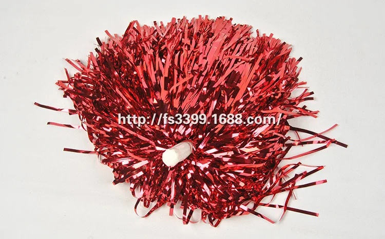 100g Large Straight Handle Pet Cheerleading Bouquet Cheerleading Handed Flower Colorful Ball Come on Props