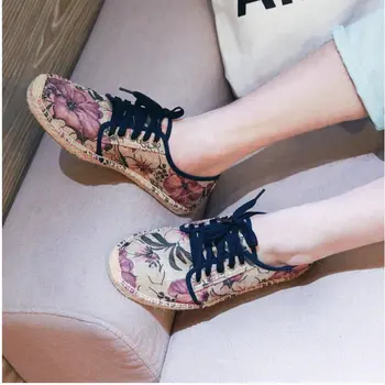 

New Fashion summer male casual Canvas Hemp Insole Fisherman Light Shoes Ethnic Style men Espadrille Flats Shoes II-01Z