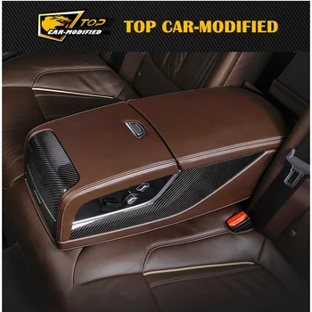 شراءشحن مجاني الداخلية زر الباب لوحات لوحة داش مجموعات ألياف الكربون لسيارات BMW 5 سلسلة F10 G38 18-20 الكربون الديكورات الداخلية