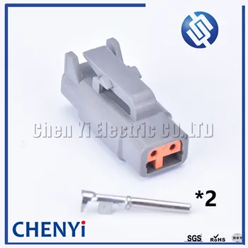 

5 sets Deutsch DTM 2 Pin connector DTM06-2S Female Connector Waterproof Electrical Inlet Air Temperature Sensor Plug