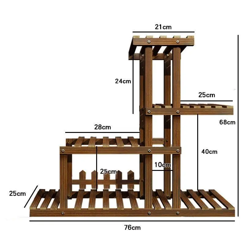 Деревянные полки для Rak Bunga Escalera Decorativa Madera комнатный горшок улицы Stojak Na Kwiaty