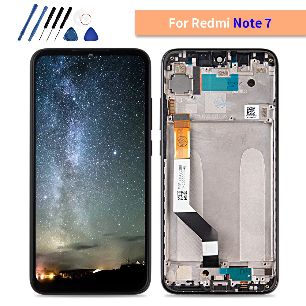 

Tested Lcd for Xiaomi Redmi Note 7 Pro LCD Snapdragon 660 Display Screen Touch Digitizer Assembly for Redmi Note7 LCD Display