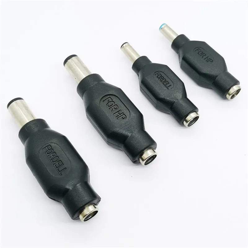 HP 델 노트북용 DC 수 전원 플러그 잭 어댑터 커넥터 어댑터 플러그, DC5.5 x 2.1mm 암에서 4.5x3.0mm, 7.4x5.0mm, 1 개