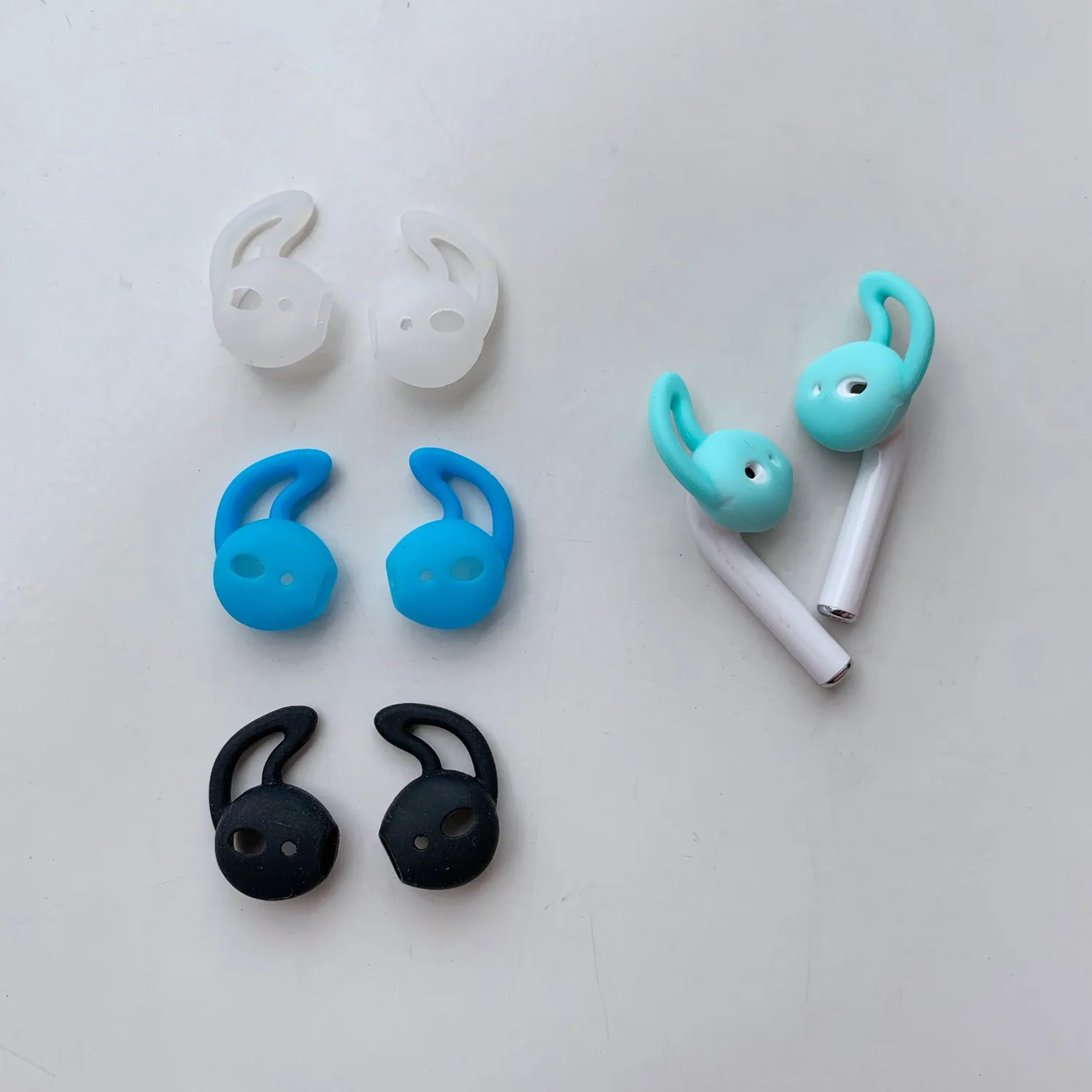 Для гарнитура для airpods Tips противоскользящие мягкие ультра тонкие вкладыши силиконовый чехол для наушников чехол для Air Pods 1/2 Earpods аксессуары