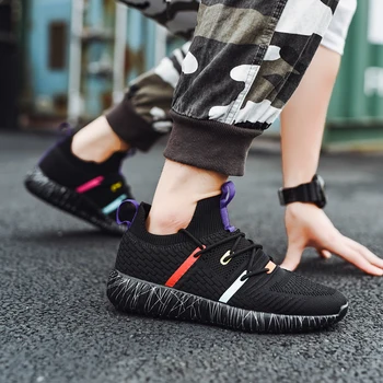 

Training Shoes Men Casual Shoes Men Fashion Black White Shoes Man Breathable Comfortable Soft Men's Sneakers Male Erkek Ayakkabi