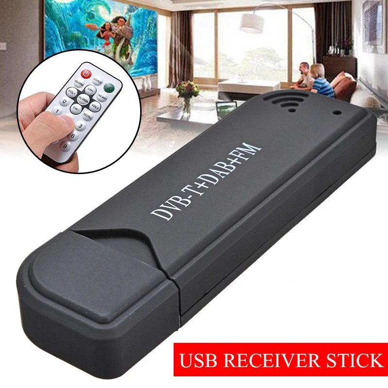 Mini USB Receiver Sticks DVB-T DAB FM TV Tuner Recorder Kits For RTL2832U & FC0012 RTL-SDR & ADS-B Tuner Receiver Stick