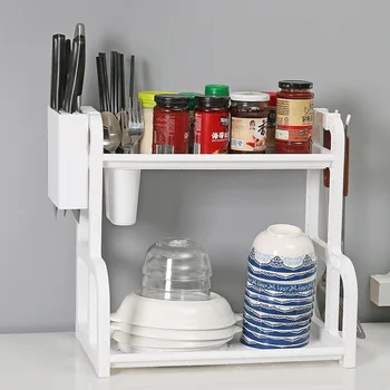 

Kitchen Storage Rack Dishes Drying Rack Kitchen Washing Holder Basket Plated Knife Board Dish Drainer Drying Rack Organizer