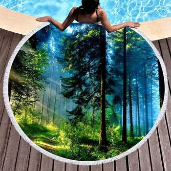 

Printed Beach Towel Boho Bath Towels Round Shower Bath Towel Adult Bath Towels Beach Mat For Living Room Home