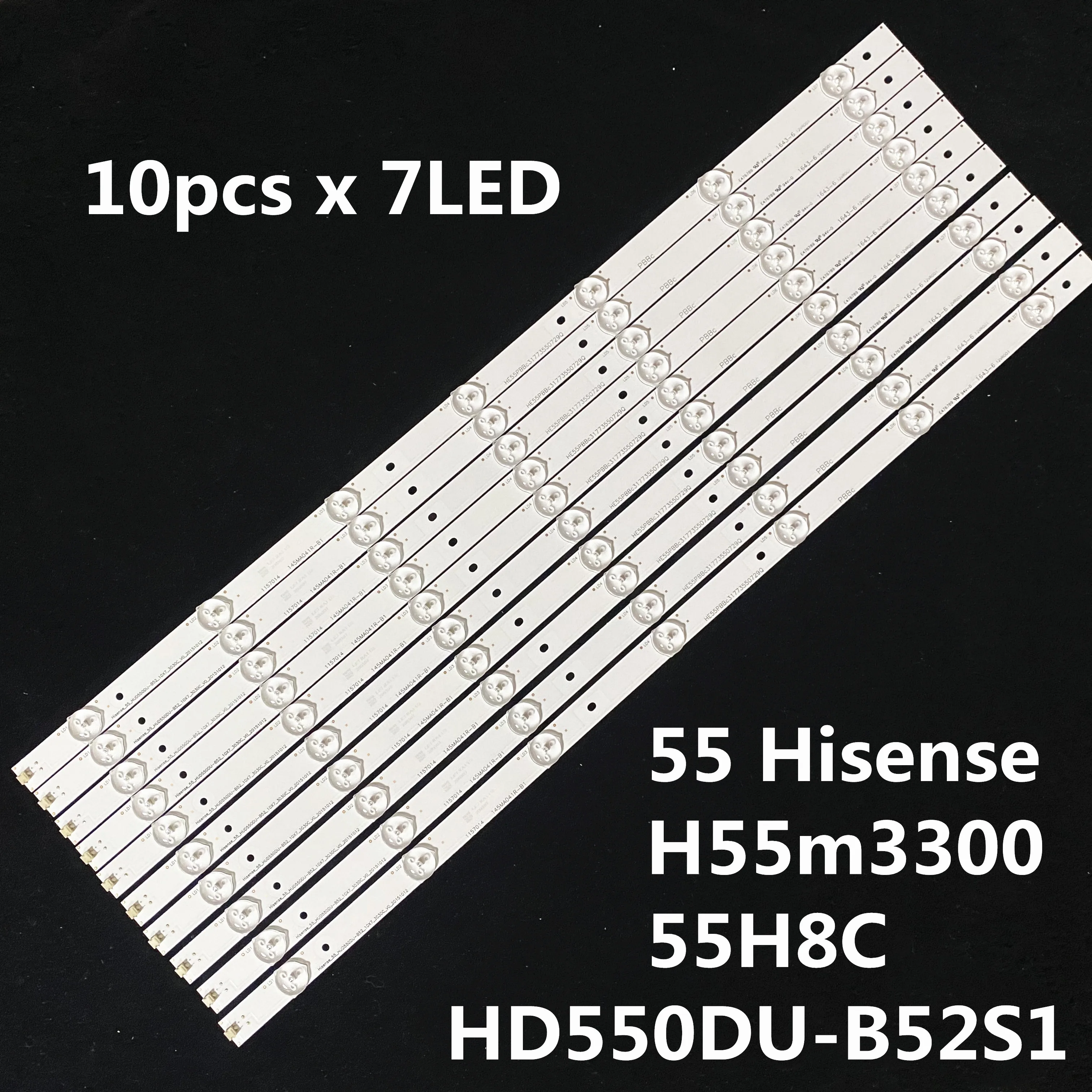 Набор светодиодных лент HISENSE 55H8C (10) 55_HD550DU B52_10X7_3030C_V0|Светодиодные панели| |