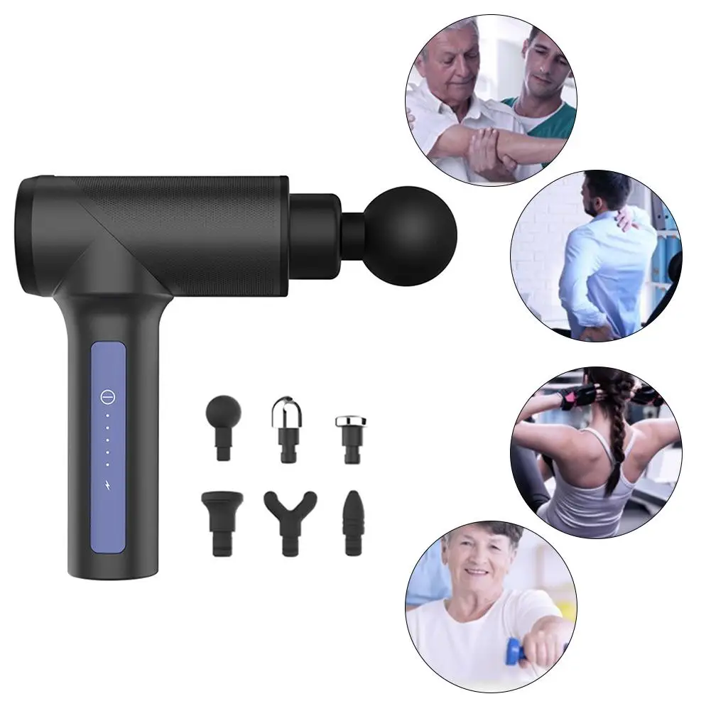 

Hand Held Deep Tissue Muscle Massager With 3 Speed Vibration Massage Device For Muscle Pain Soreness Relief For Body Care