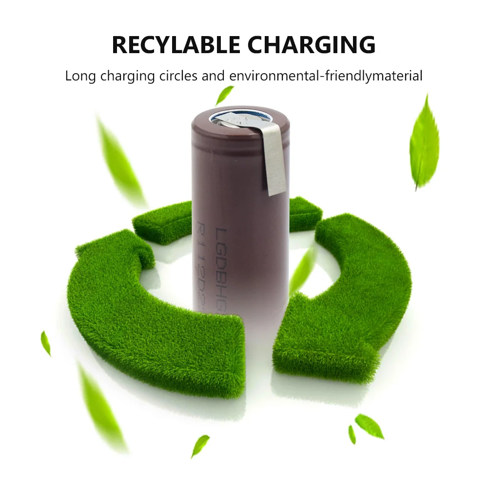 Аккумуляторная HG2 18650 3000mah Vape электронная сигарета батарея с высоким током разрядки энергии, 30A большой ток
