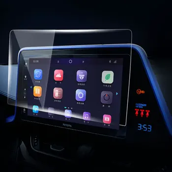 

Car GPS Navigation Screen Protector Anti-Fingerprint Tempered Films For Toyota C-HR CHR 2016 2017 2018 Accessories Sticker