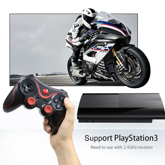 Wireless Joystick Gamepad Controller Support Bluetooth BT3.0 For Mobile Phone Tablet TV Box Holder 2