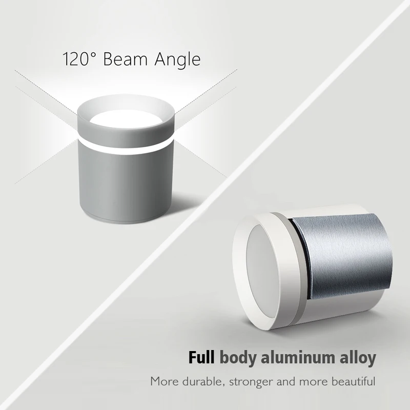 Marpouu-모던 led 다운라이트 220V 18W, 가정용 실내 천장 조명, 거실 램프