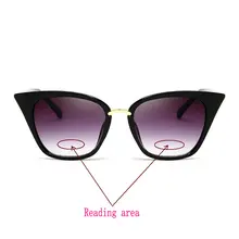 Винтажные классические мужские женские бифокальные очки для чтения+ 1,0 до+ 3,5 фирменный дизайн женские кошачьи черные очки для чтения UV400 NX