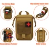 Tactical Molle First Aid Kit Survival Bag 1000D Nylon Emergency Pouch Military Outdoor Travel Waist Pack Camping Lifesaving Case ► Photo 2/6