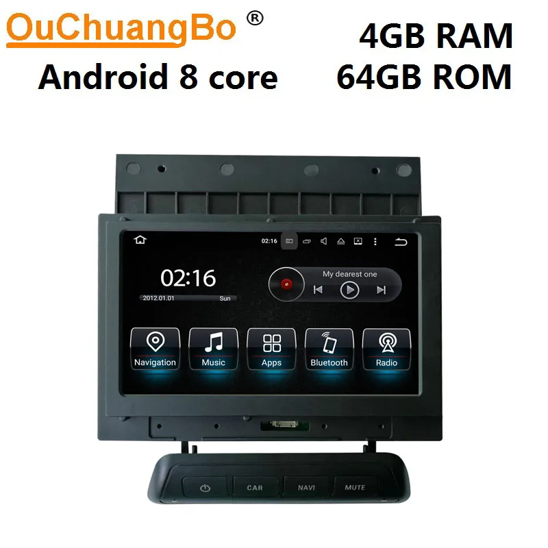 Ouchuangbo магнитола для Land Rover freelander Discovery Range Rover 2005-2012 android 9,0 медиаплеер 4 Гб+ 64 ГБ