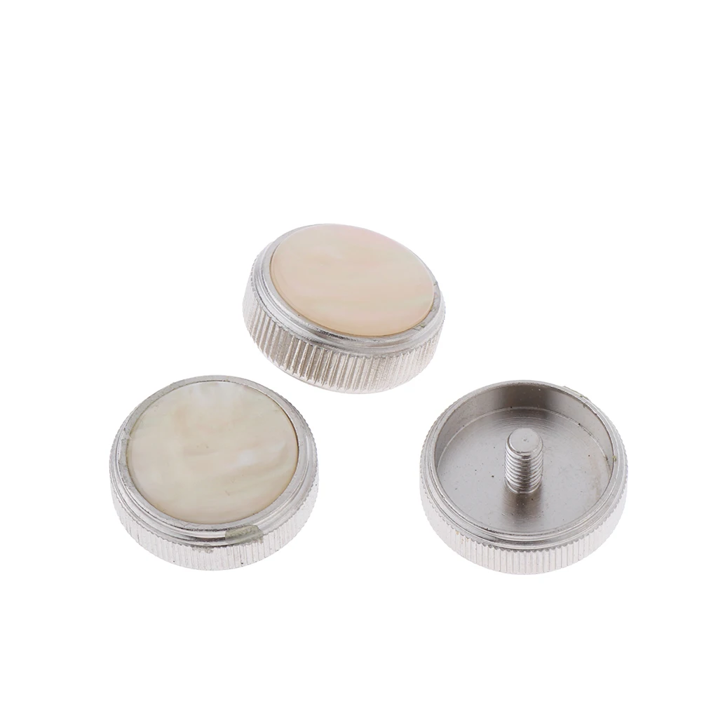 

Brass Wind Valve Finger Buttons Pack Of 3 For Euphonium Accessories Set
