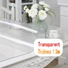 PVC Tableclotare Kitchen Tablecloth Oil Glass Cloth Soft Cloth 1.0mm Can Be Customizedh Tablecloth Transparent Waterproof Tablew ► Photo 3/6