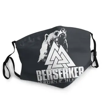 

Vikings Berserker Reusable Mouth Face Mask Warriors Of The North Dustproof Protection Cover Respirator Muffle