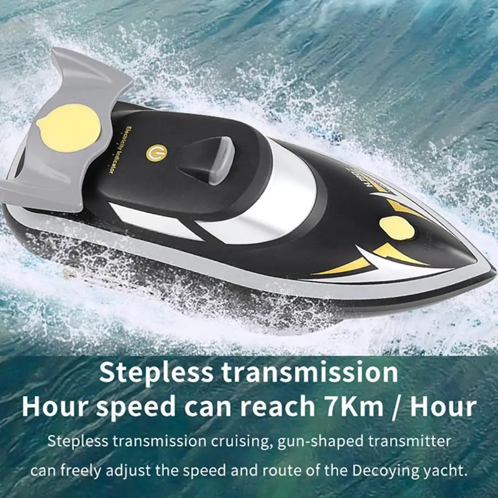 

HJ807 Remote Control Decoy Net Fishing Boat RC Boat for Pools and Lakes High Speed Remote Control Electric RC Racing Boats Toy