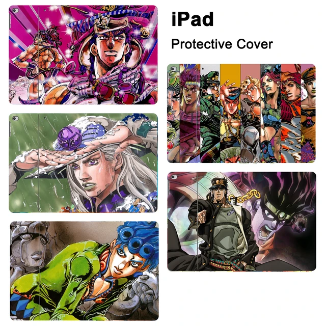  JoJo's Bizarre Adventure Leather iPad mini case Brown by Di  Morutobene : Electronics