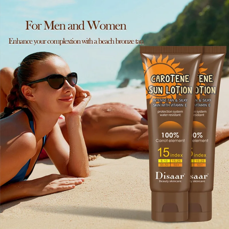 Fast Tan Bronze Self Tanner Lotion Face Body Solarium Cream for Day Tanning Sun Block Makeup Foundation n | Красота и здоровье