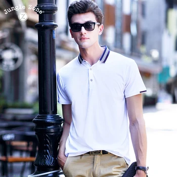 

Brand Business T-shirt Men's t-shirt 2018 Top Quality Summer Short Sleeve T-shirt men Solid color tops Short Turn-down Collar