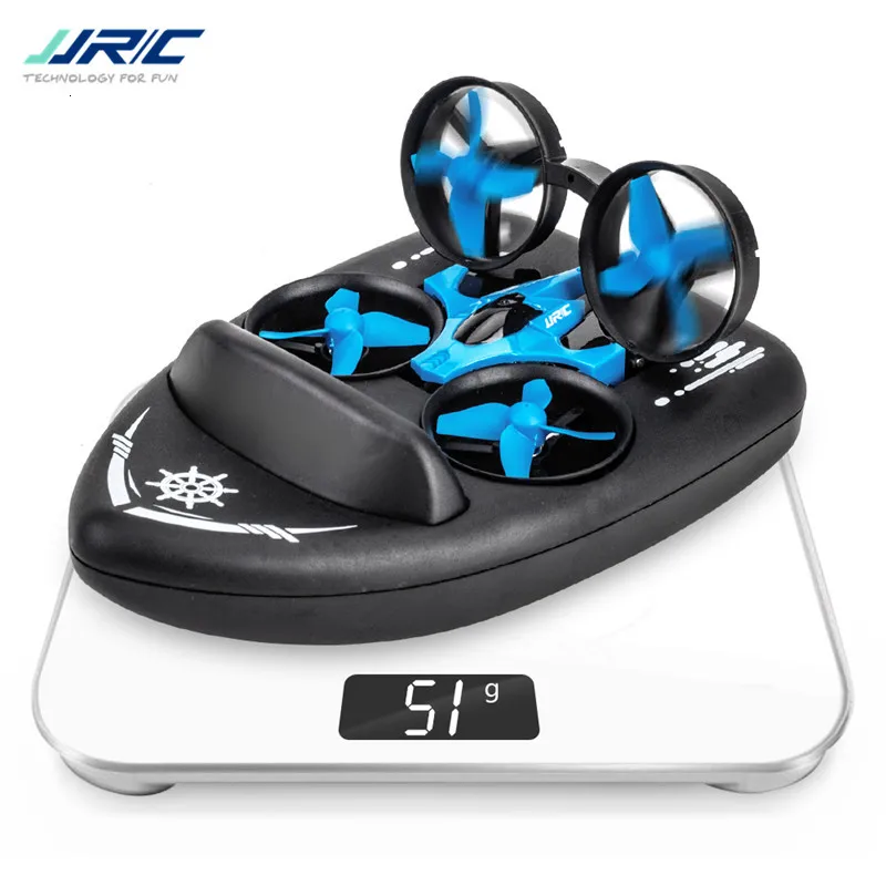 Модернизированный H36 JJRC H36F Terzetto 1/20 2,4G 3 в 1 Радиоуправляемый Летающий Дрон Land Driving Boat Квадрокоптер модель игрушки RTR