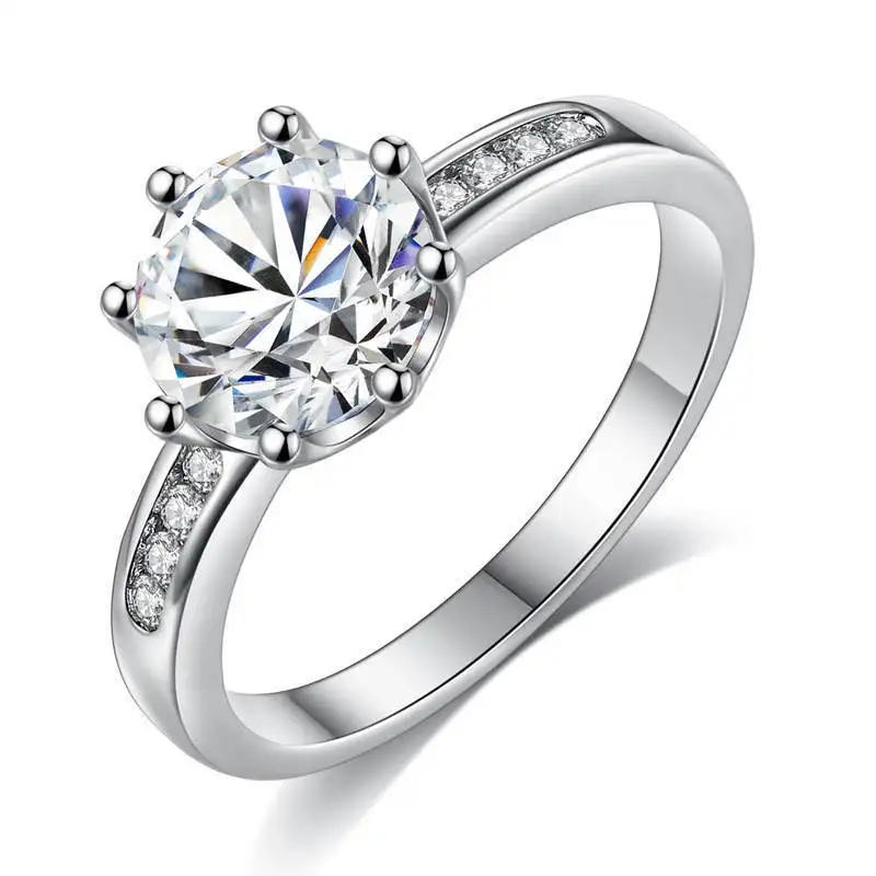 HPXmas модный продукт Кристальное женское кольцо с Цирконом обручальные вечерние кольца прозрачный набор из циркония натуральные камни для друзей лучший подарок