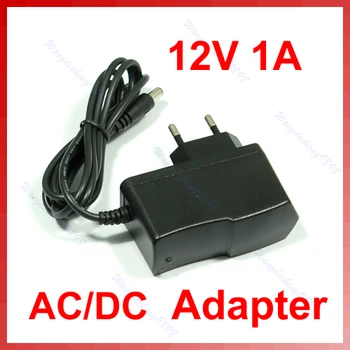 

EU Plug 1000mA 12V 1A AC DC Plugtop Power Adapter Supply R2JB