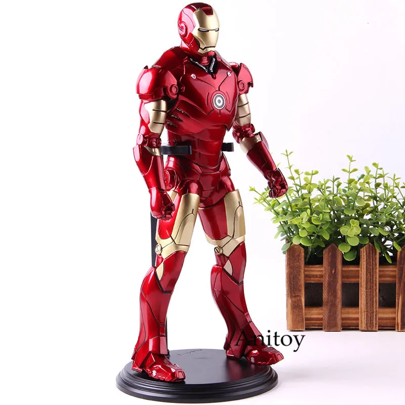 С принтами "Marvel", "Мстители" Бесконечная война Железный человек Mark 3 1/6th весы фигурка железного человека ПВХ Коллекционная экшн Статуэтка Модель игрушки для детей
