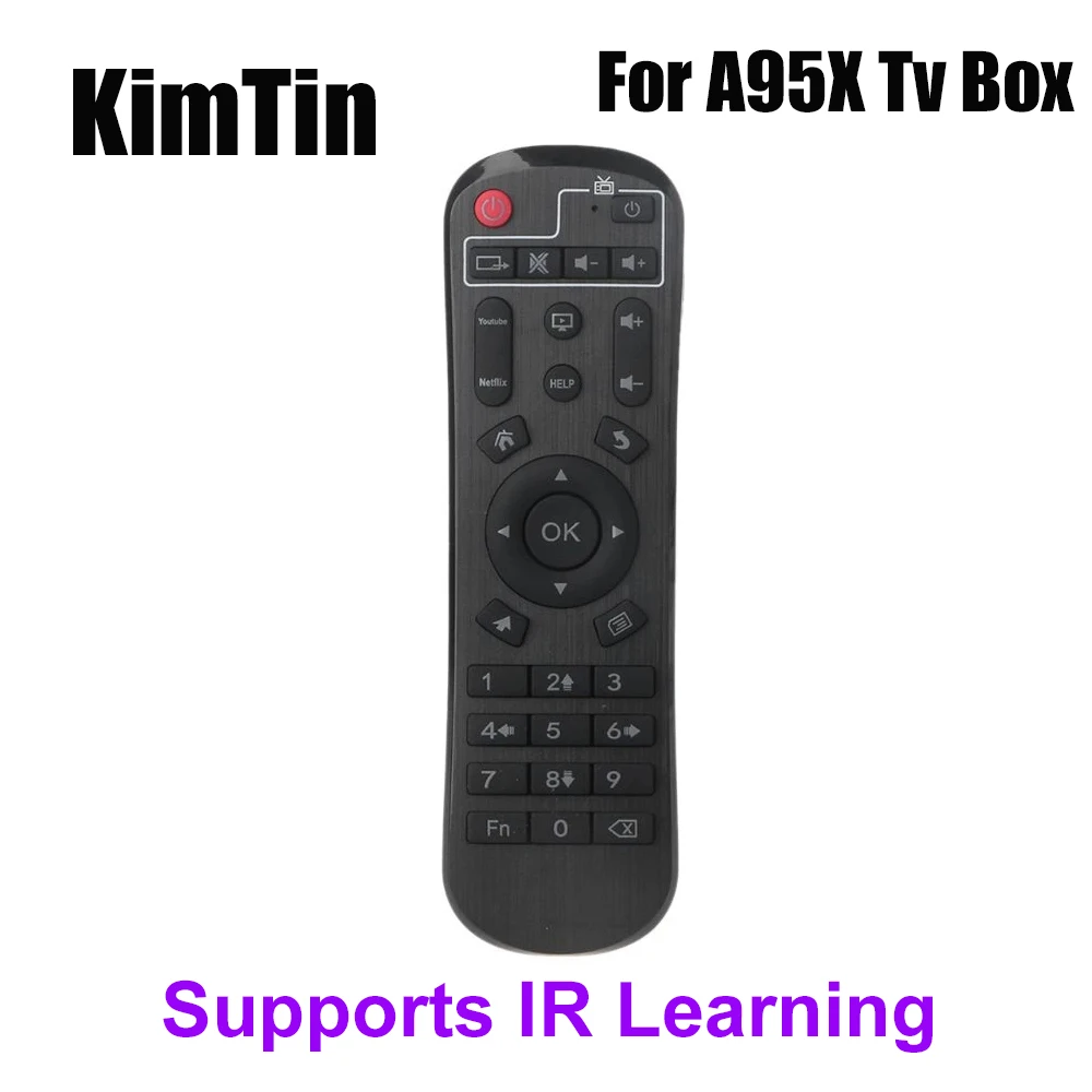 Original IR Wireless Remote Controller Supports Learning Function For A95X F3 Air F4 R5 R3 Android 9 TV BOX | Электроника