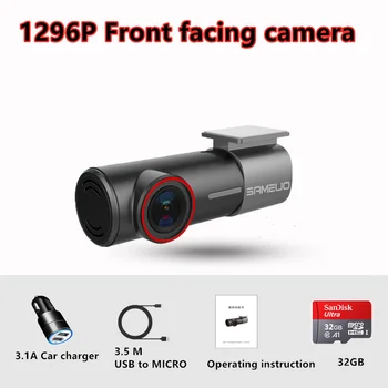 

DVR/Dash Camera 1296P HD Night Vision Dash Camera Recorder WiFi 170 - Degree Wide Angle Concealed Dash Cam Car Camera Full Hd