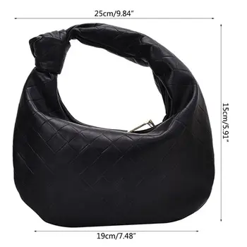 

Women Vintage PU Handbag Lady Top Handle Tote Messenger Satchel Purse