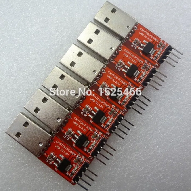 CE009*6 6pcs USB DC DC 5V to 3.3V Multipurpose Voltage Regulator Buck