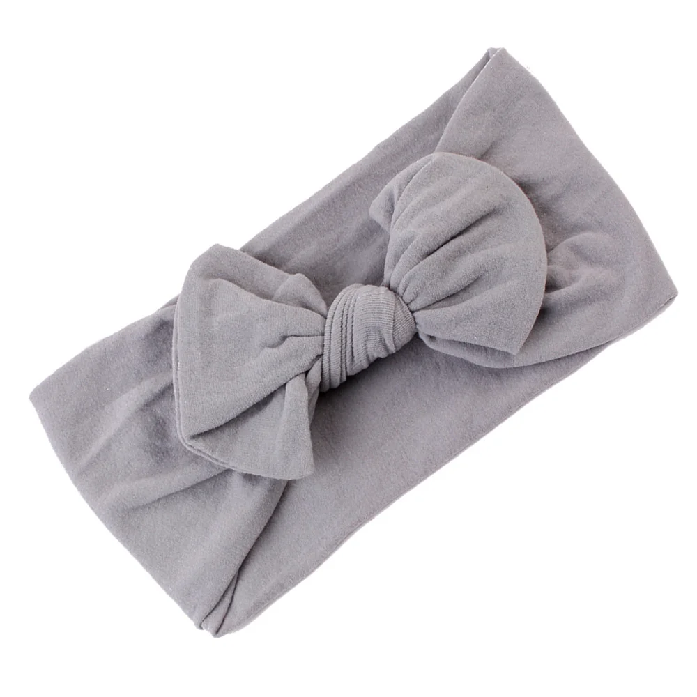 2020 Newborn Toddler Baby Girls Head Wrap Rabbit Big Bow Knot Turban Headband Hair Accessories For 0-2Y Babies Bebe Kids Gifts newborn socks for babies