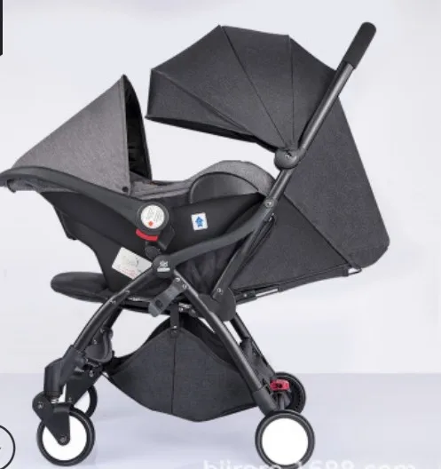 

new Baby Stroller foldable baby car Travelling Pram can sit can lie Children Pushchair on the airplane, Europe no tax