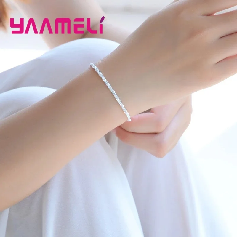Adjustable Charm 925 Sterling Silver Anklet