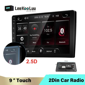 

LeeKooLuu 2 Din Car Radio 9" Autoradio Multimedia Player 2Din Car Stereo MP5 Bluetooth USB Back Camera Android Phone Mirrorlink