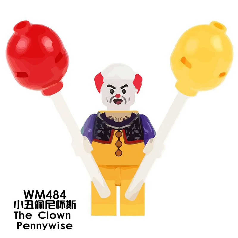 Одиночная распродажа модели супер героев клоун Pennywise Рик Морти дикий Дэдпул