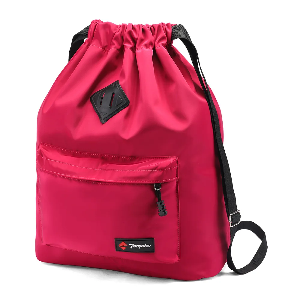 

Korean version of men's and women's sports backpack, with pull rope backpack and waterproof outdoor beach bag.