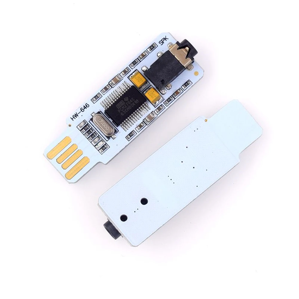 Звуковая карта Mini USB PCM2704 ЦАП-декодер самостоятельное управление подходит для