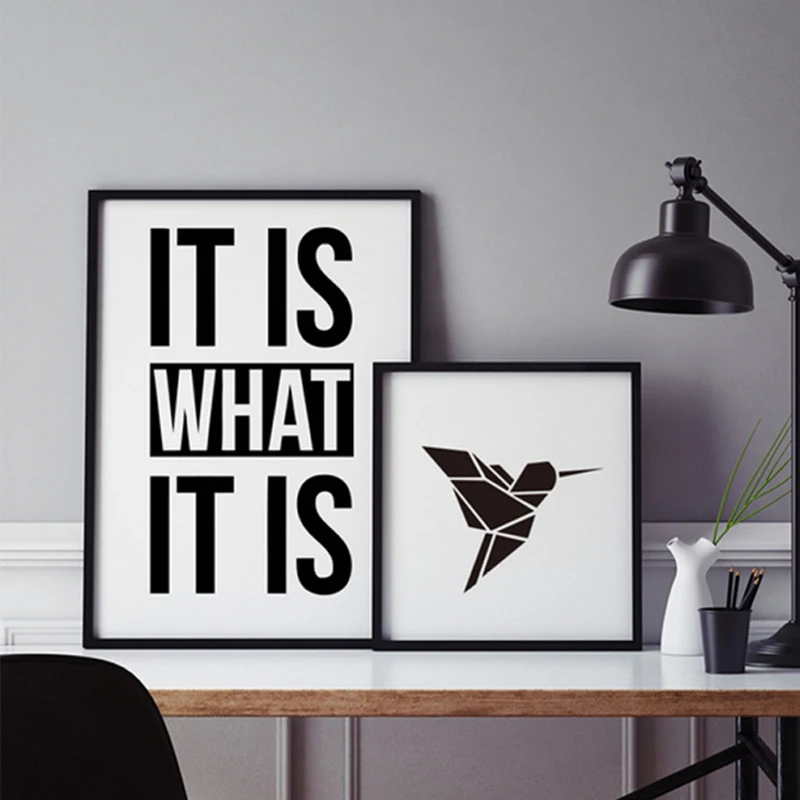 

Nordic Style Poster Minimalist Art Canvas Painting Bird Deer Leaf Black and White Prints Decoration Picture for Living Room 3-08