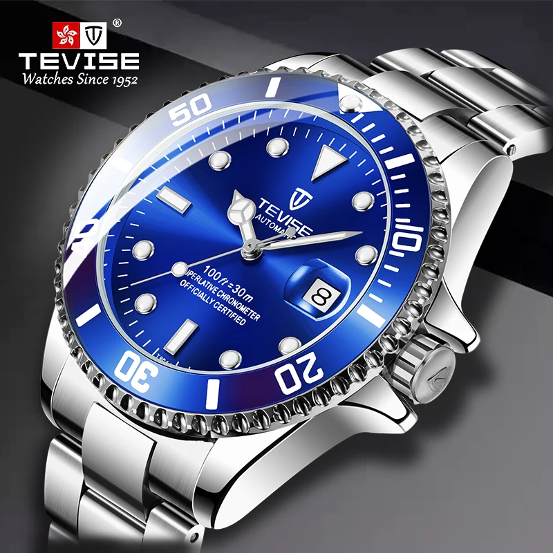 

Tevise 2019 Top Brand Luxury Men Mechanical Watches Famous Design Automatic Watch Fashion Male Clock Relogio Masculino T801