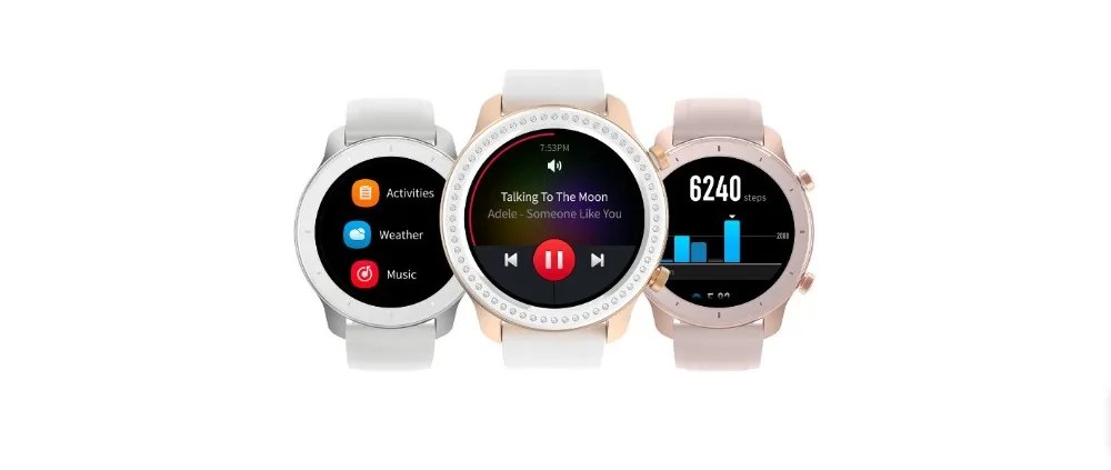 Глобальная версия 24 дней работы от батареи Smartwatch Huami Amazfit GTR 47 мм водонепроницаемый сплав/сталь gps AMOLED экран SmartWatch