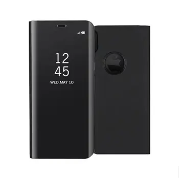 

Electroplated Mobile phone protection Case Cover vertical mirror leather case Cover For iPhone XR