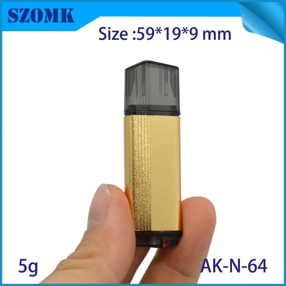 

1 piece SZOMK new material plastic enclosure with transparent lid for usb