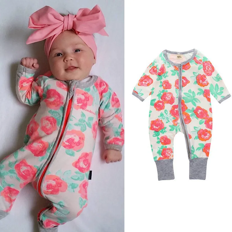 2022 Spring Autumn Long Sleeve Boy Girl Cotton Baby Cartoon Romper Kids Onesies Clothing Jumpsuit Newborn Infant Pajamas Outfits Baby Bodysuits for girl 