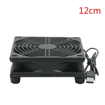 

9cm/12cm Cooling Fan DC 5V USB Power Supply Quiet Fan for Router TV Set-Top Box